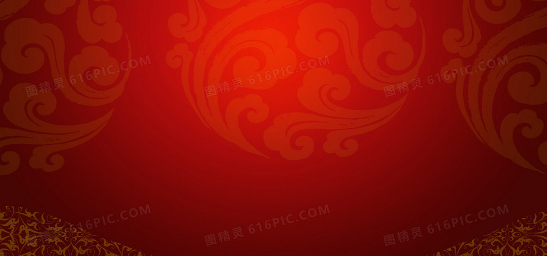 红色中国风背景