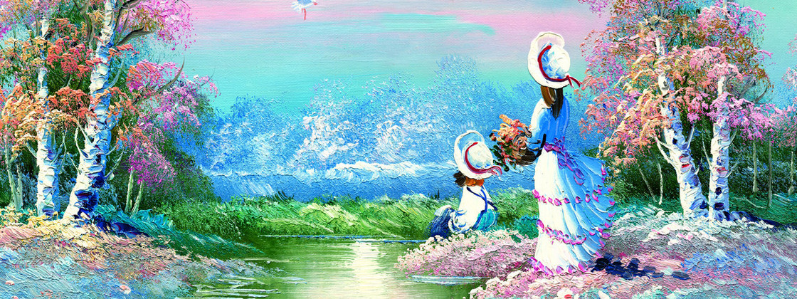 油画背景