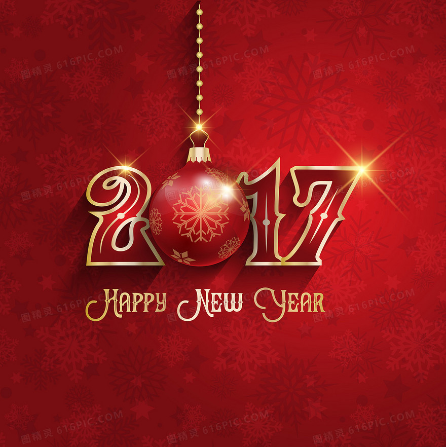 新年中国风红背景素材