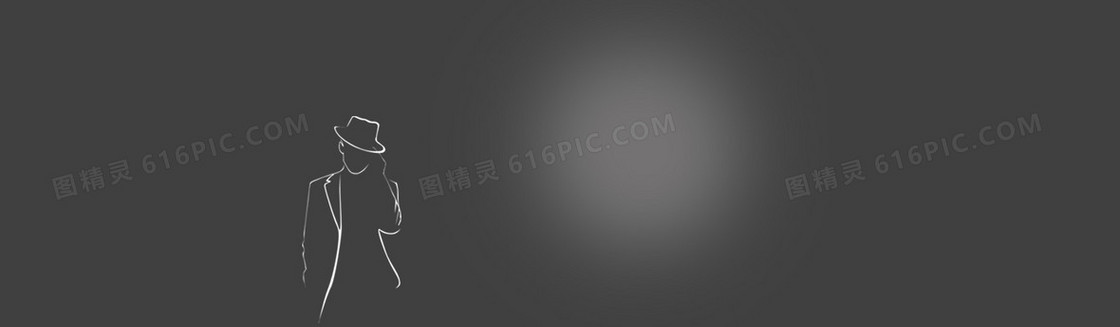 奢华气质男士手表背景banner