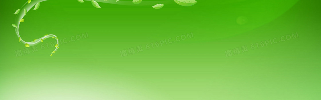 边饰 绿叶 梦幻 绿色
