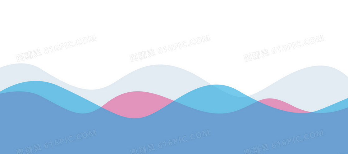 彩色波浪背景