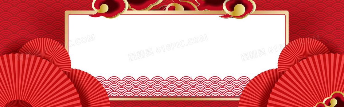 红色喜庆春节海报背景