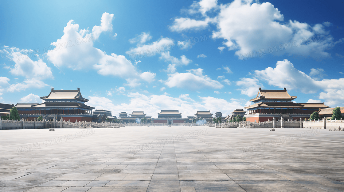 著名景点北京天坛公园风景概念图片