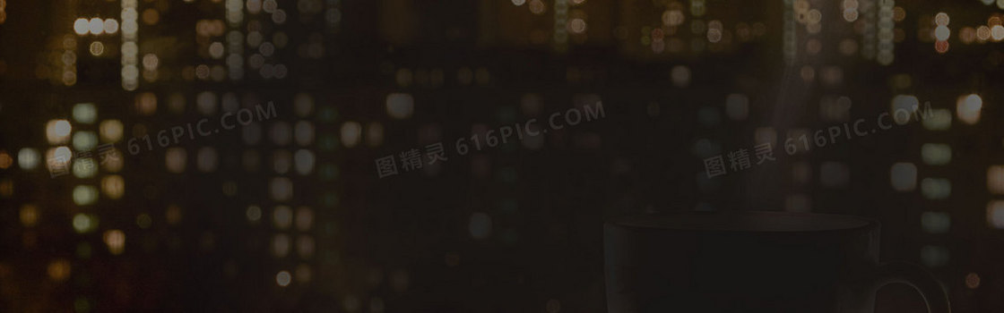 奢华梦幻黑色光晕背景banner