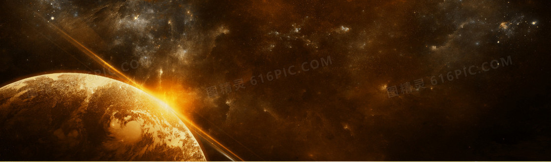 科幻大气设计banner背景