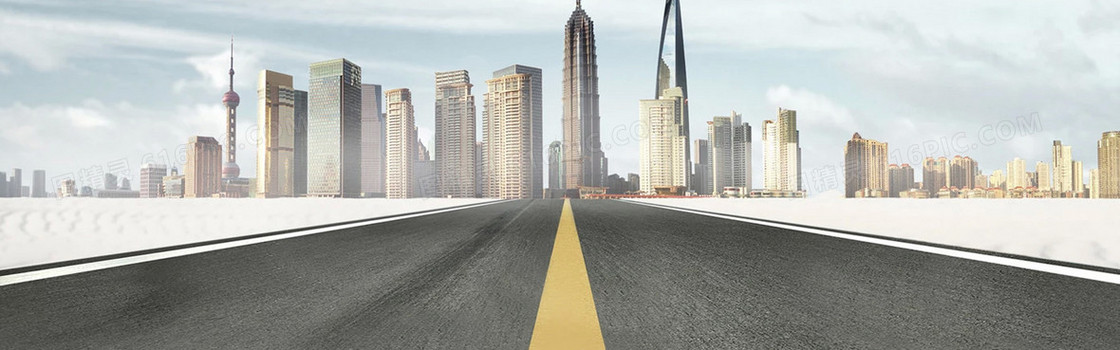 道路背景banner