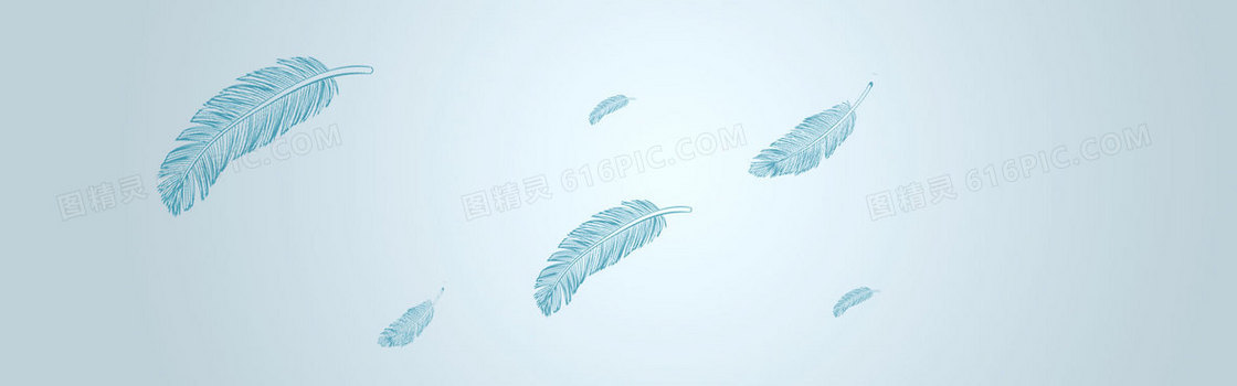 简约羽毛背景