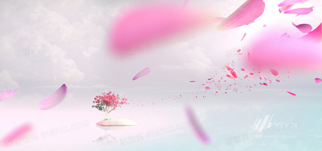花瓣背景