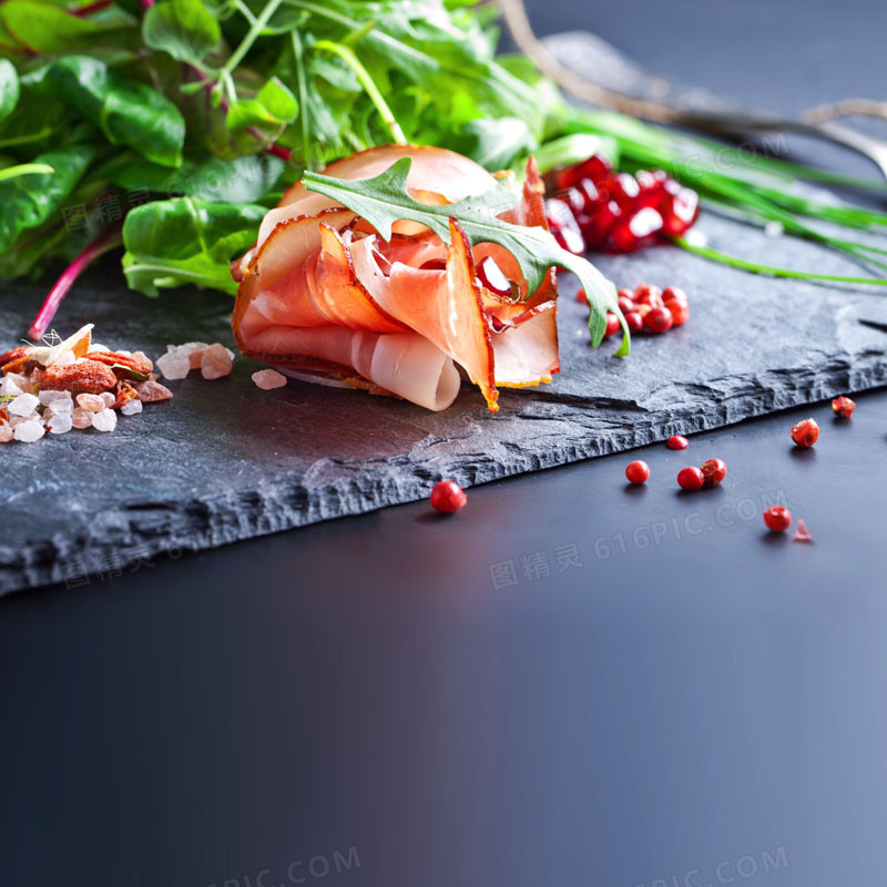 蔬菜肉类美食背景图