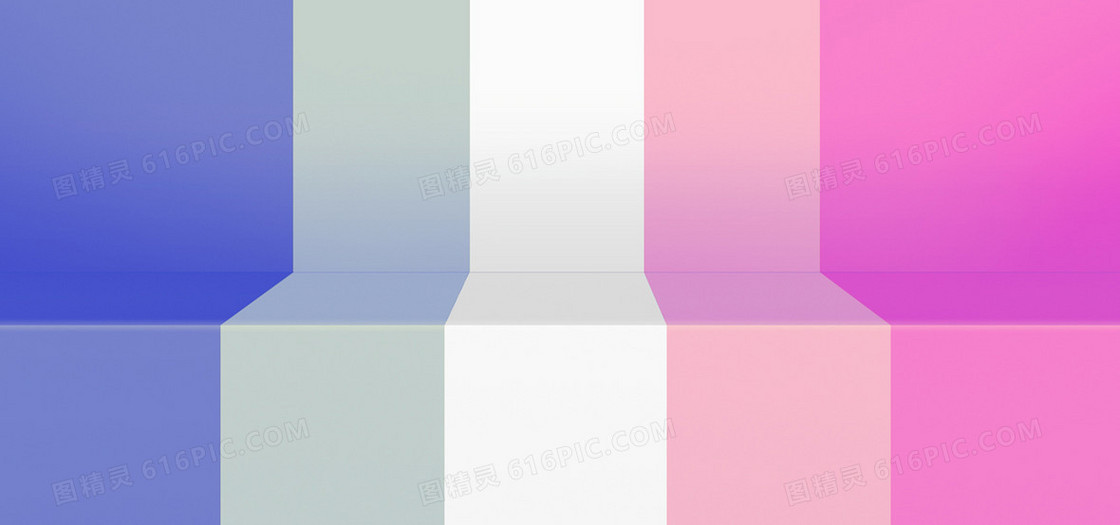 七彩扁平背景