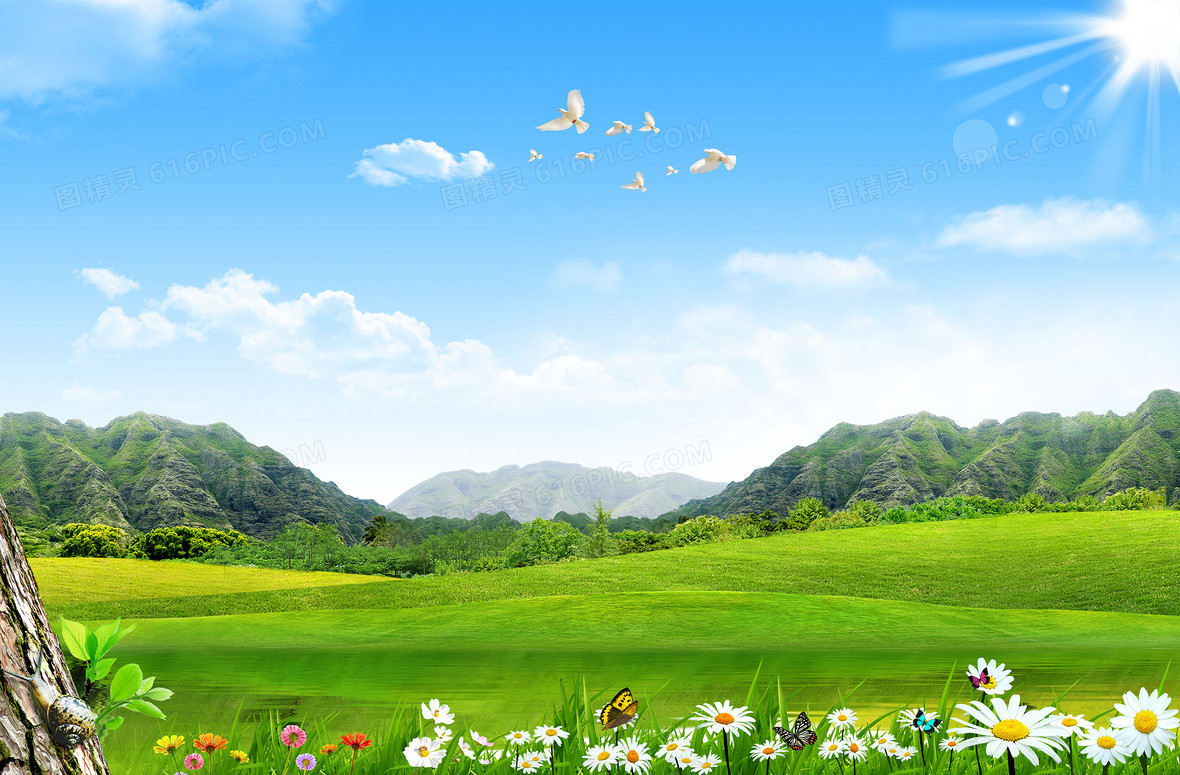 自然风景背景图片下载 免费高清自然风景背景设计素材 图精灵