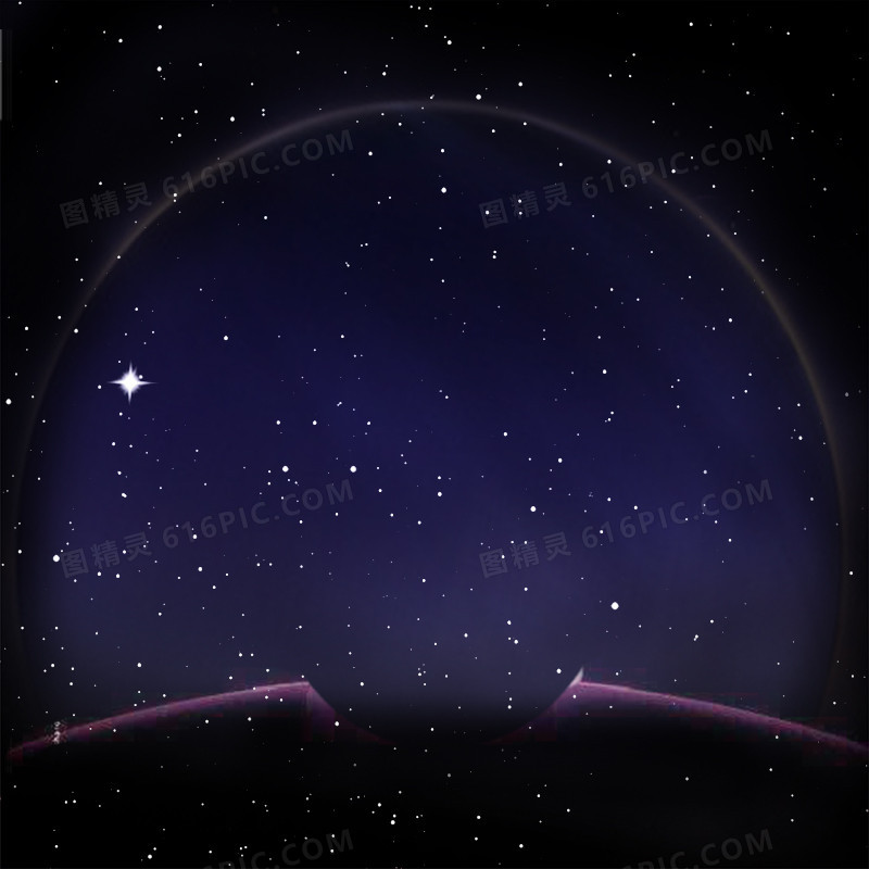 梦幻星空背景
