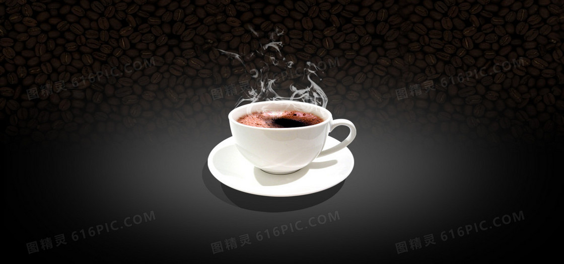 咖啡杯背景