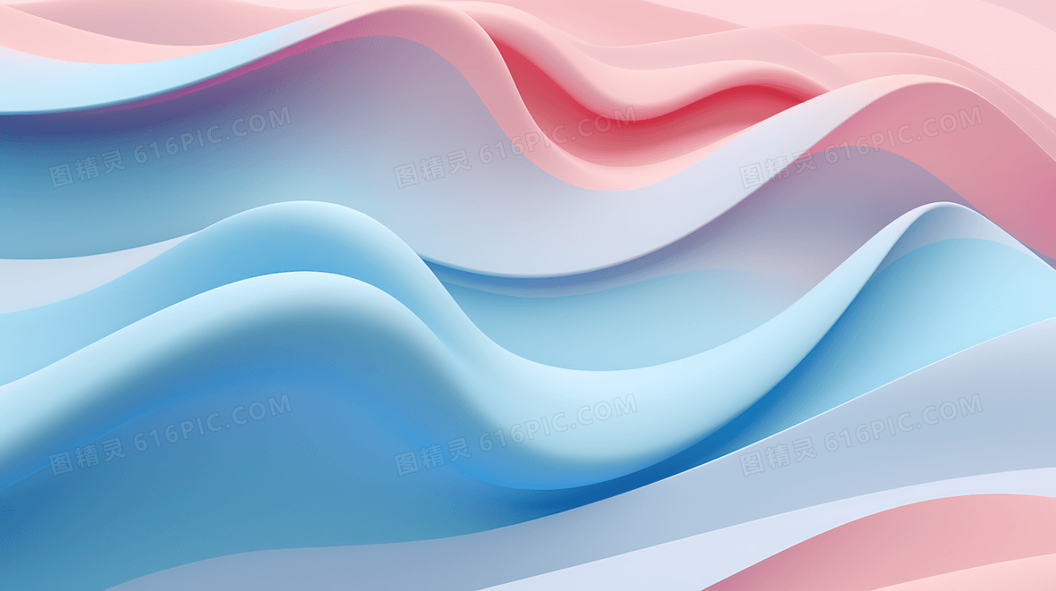 简约层次感渐变波纹水纹插画背景图片下载_2912x1632像素jpg格式_编号