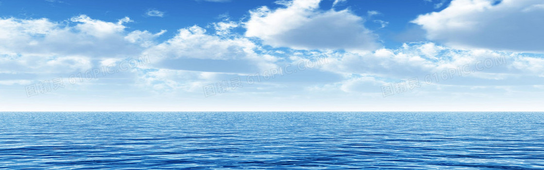 蓝色梦幻海洋淘宝海报背景