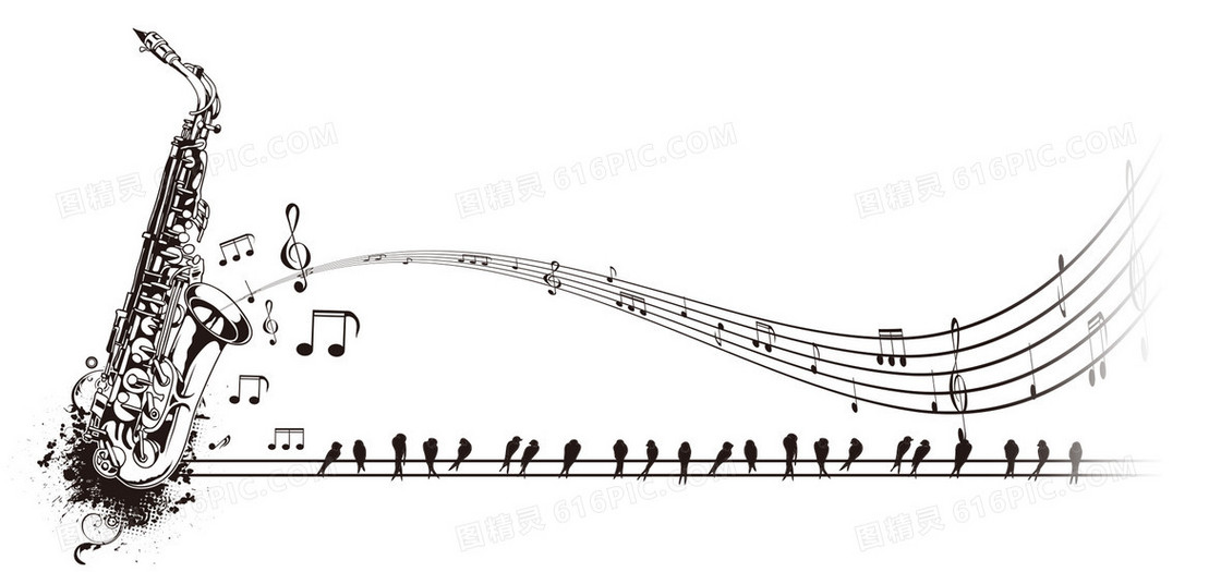 音乐萨克斯五线谱