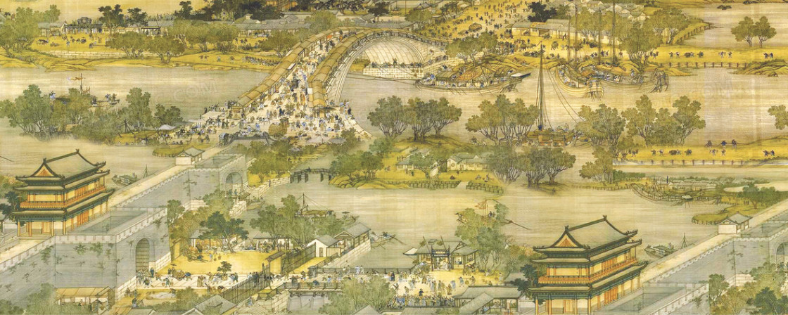 清明上河图淘宝网站背景图