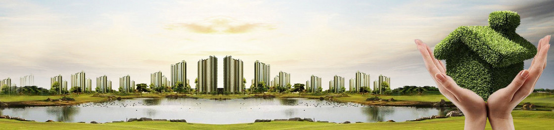 现代楼盘商业背景banner