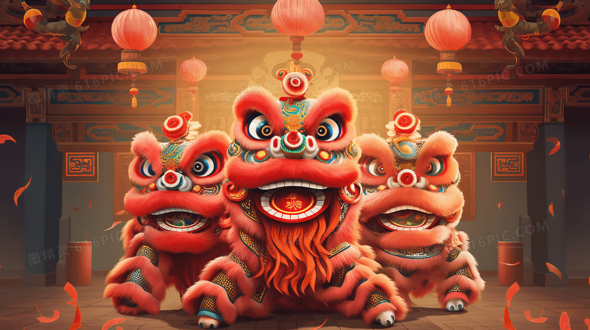 3d 狮子壁纸