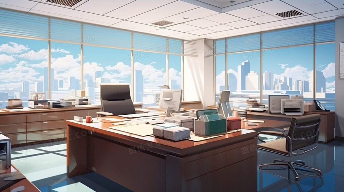 商务办公办公室场景插画背景图片下载_2912x1632像素JPG格式_编号vnjfg9ng3_图精灵