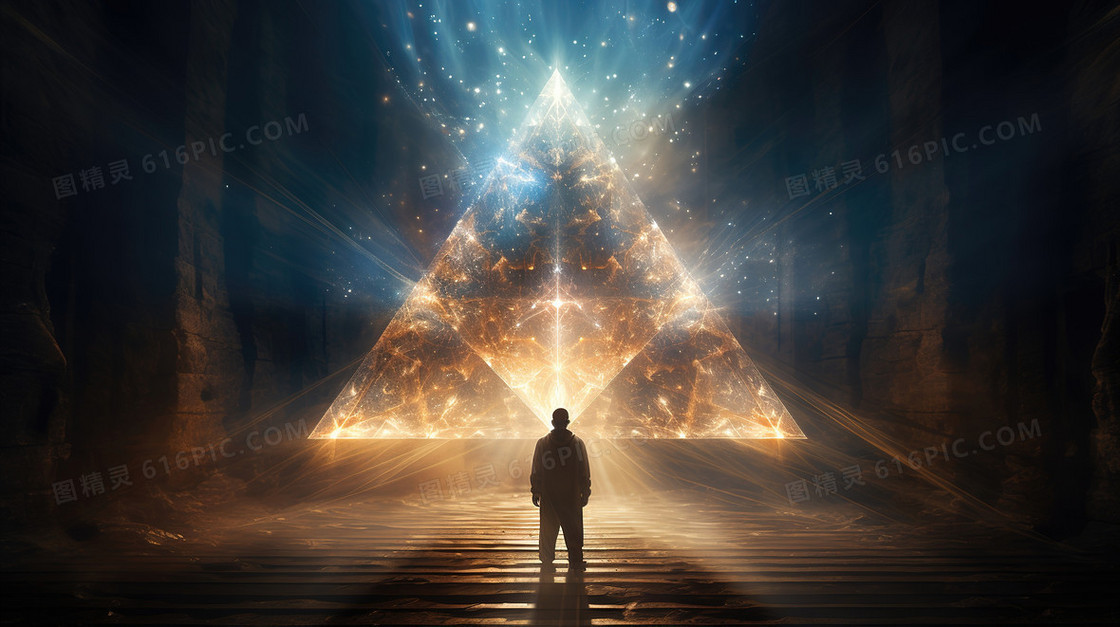 未来幻想科技太空空间站插画