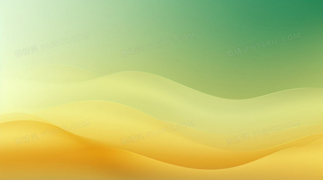黄绿色渐变流体商务简背景