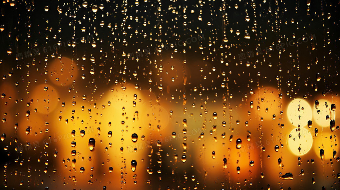 雨天朦胧感水雾场景下雨图片