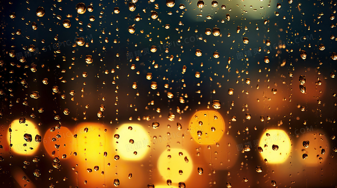 雨天朦胧感水雾场景下雨图片