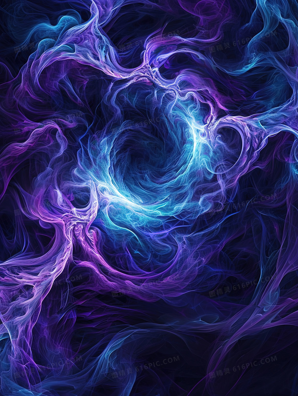 抽象画 青紫色 手描き 抽象画 紫A - SAKURA'S GALLERY | minne byGMOペパボ 国内最大級