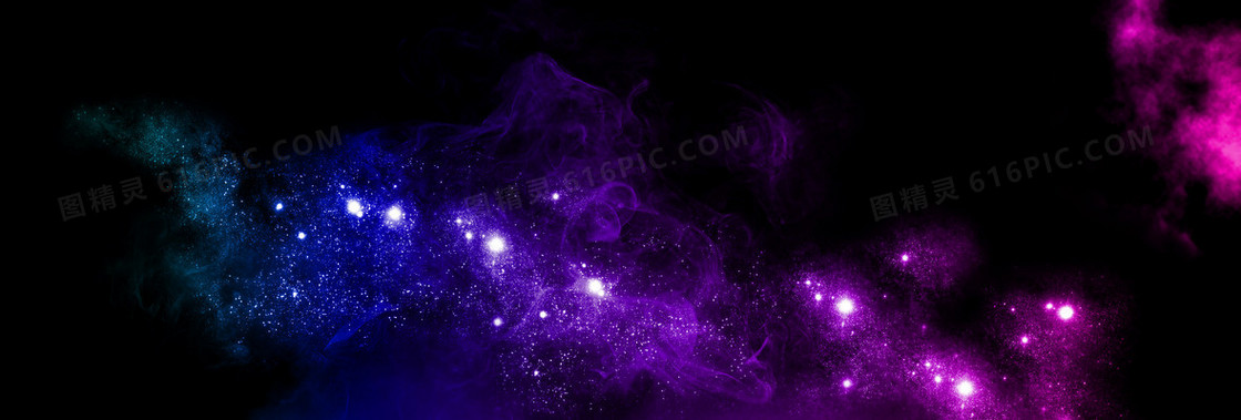 酷炫霸气创意星空广告banner