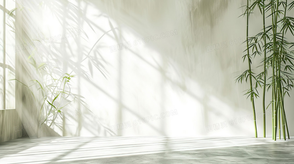 中国风传统竹子插画