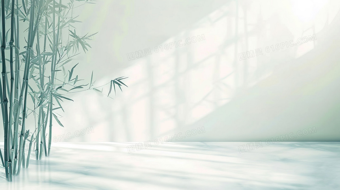 中国风传统竹子插画