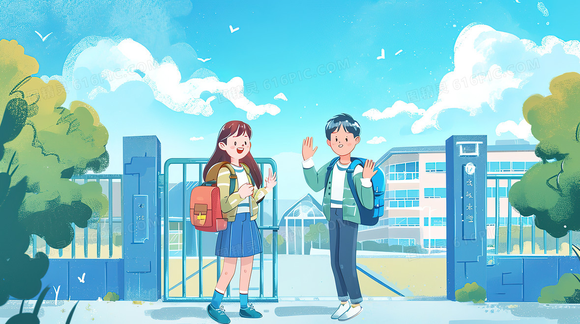 学生卡通背景图片下载_免费高清学生卡通背景设计素材_第46页_图精灵
