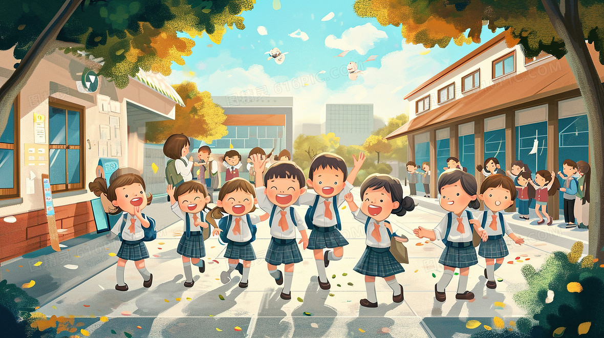 学校背景壁纸