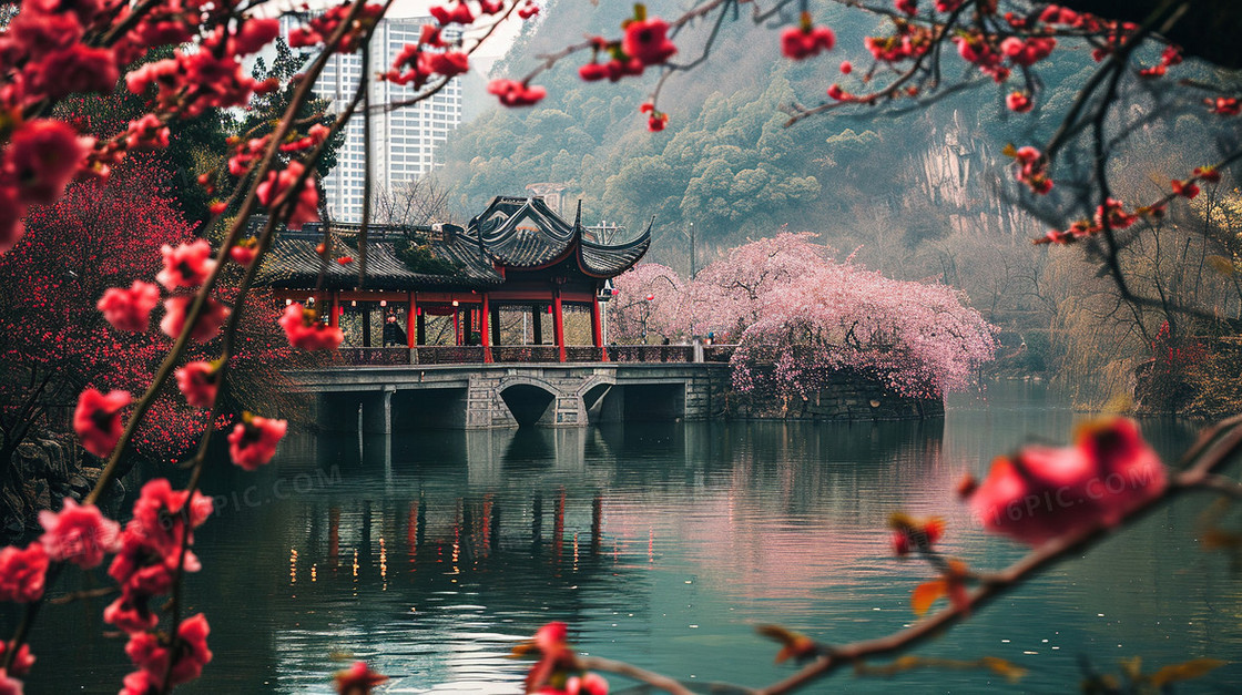 春节过年祖国壮丽山河