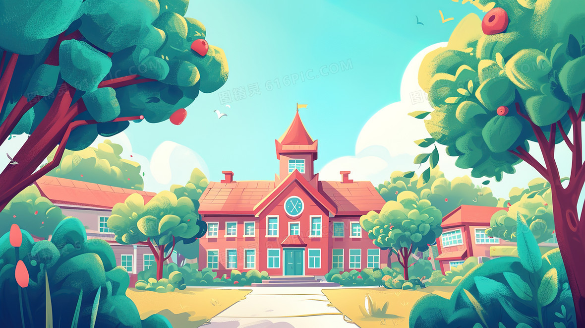 学生卡通背景图片下载_免费高清学生卡通背景设计素材_第46页_图精灵