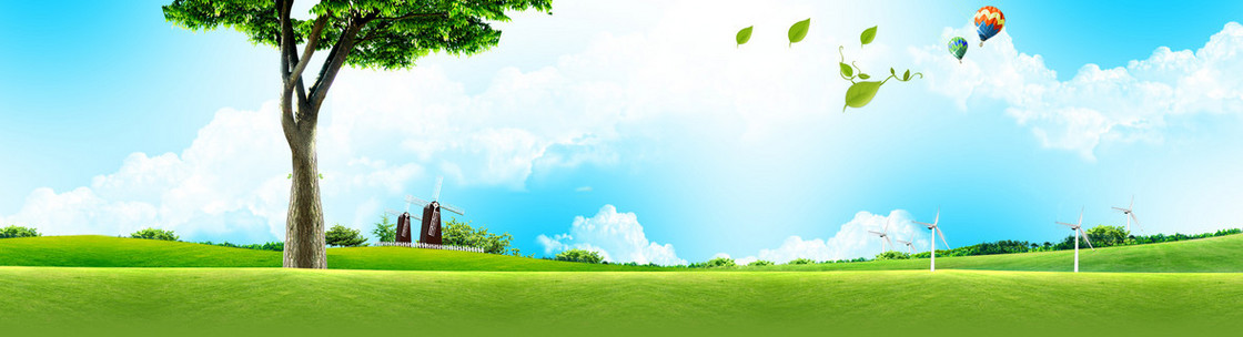 春天踏青清新背景banner