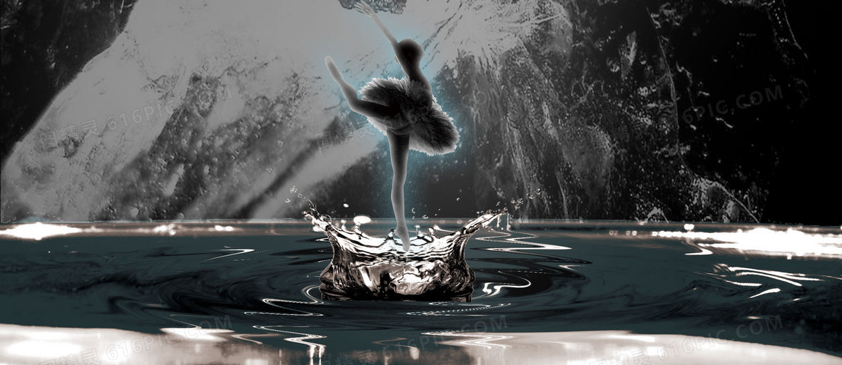 水上芭蕾背景效果