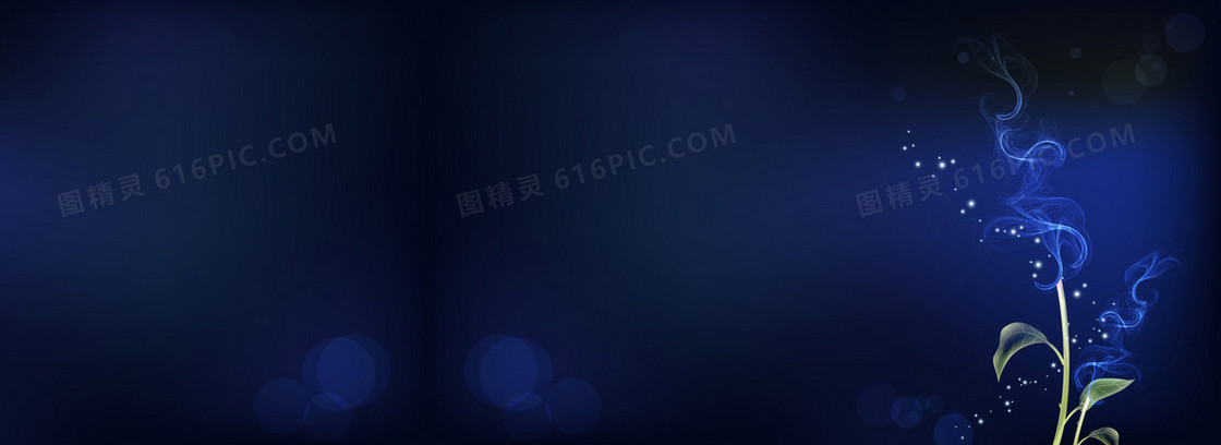 蓝色梦幻背景banner