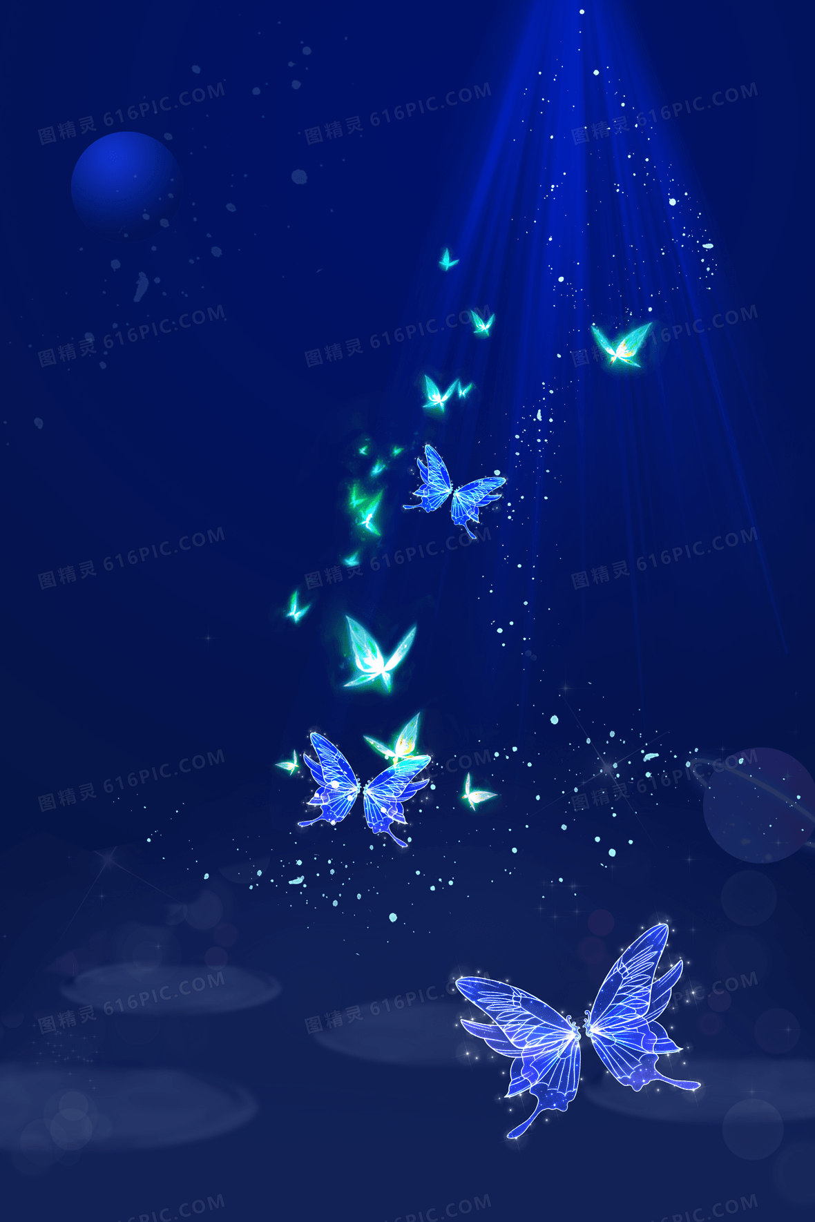 蓝 色 蝴蝶 背景 (99) 사진