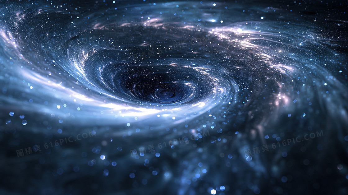 创意粒子星云背景