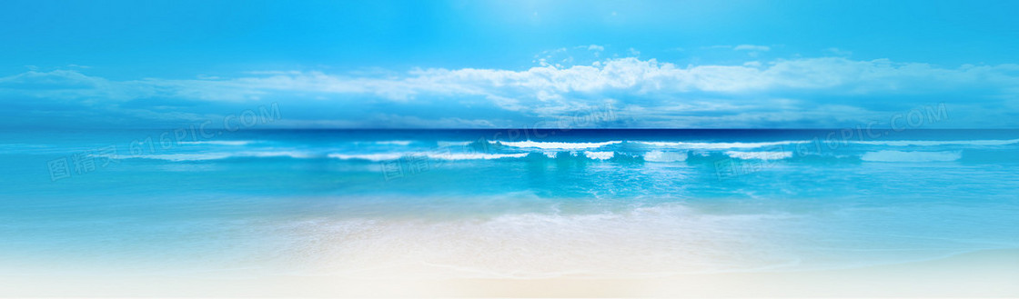 蓝天白云 banner