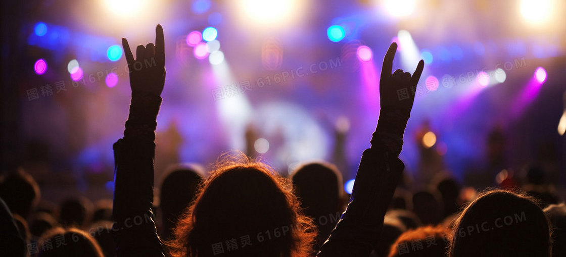 激情热情背景演唱会背景banner