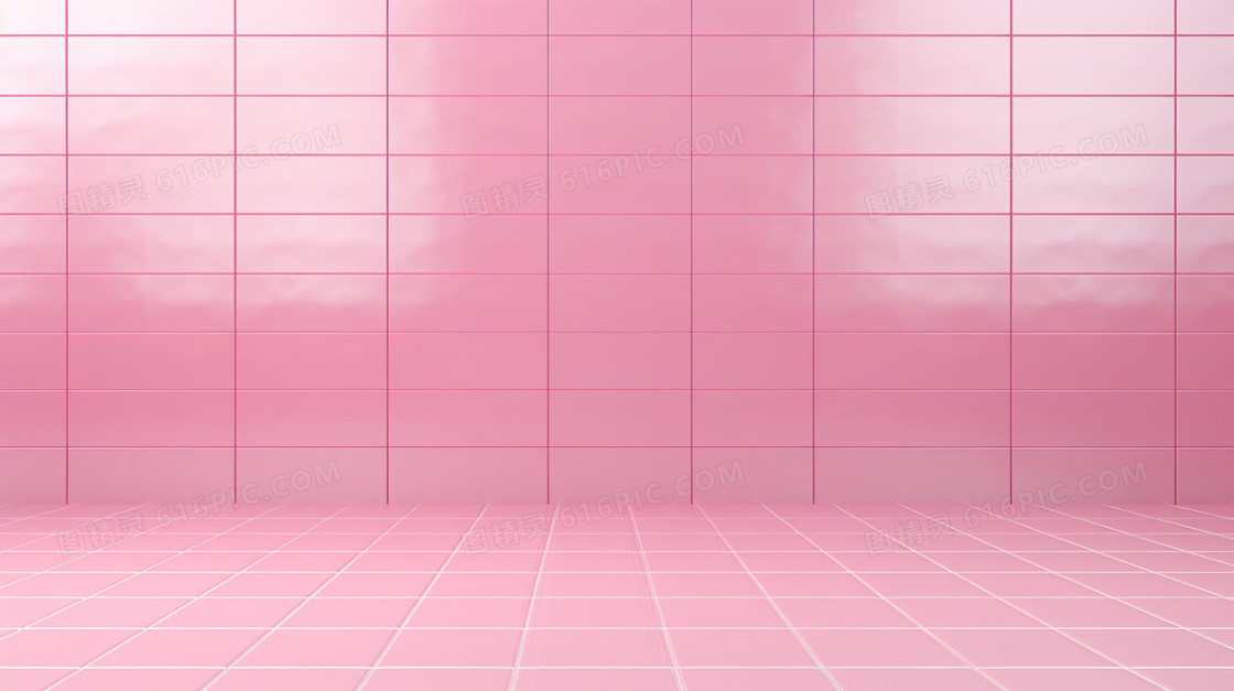 粉色大理石瓷砖背景
