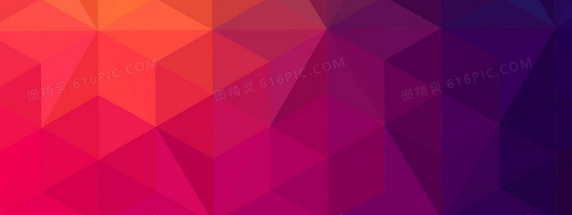 矢量低多边形背景banner