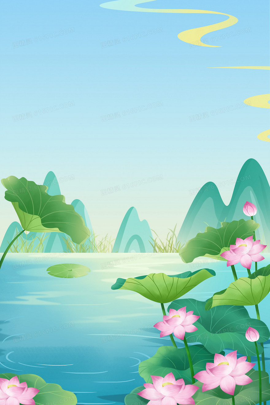 中国传统立夏背景