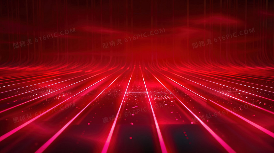 红色科技感商务粒子纹理背景