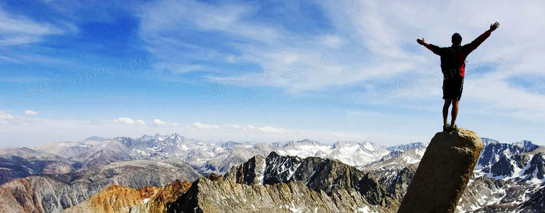 运动登山素材图