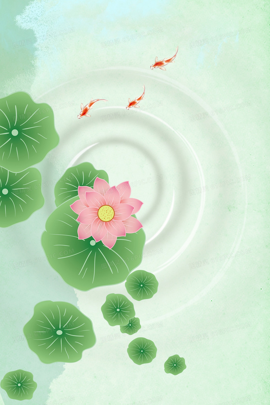 中国传统节气立夏背景